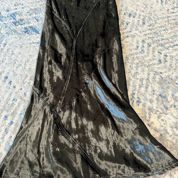 Free people serious swagger velvet maxi skirt small - Picture 2 of 5